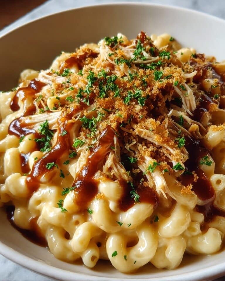 High-Protein Honey BBQ Chicken Mac & Cheese Recipe