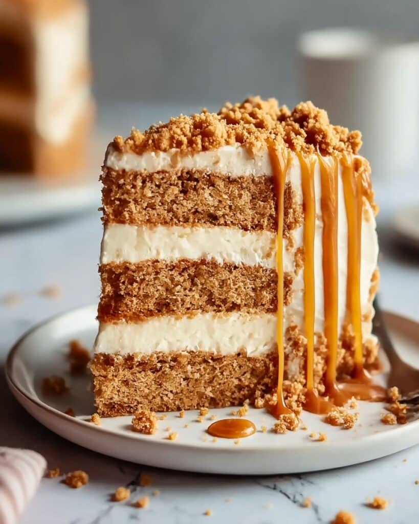 Biscoff Cookie Butter Cake Recipe