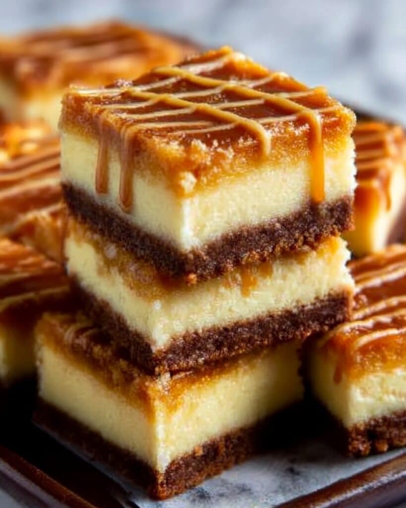 Salted Caramel Gooey Butter Bars Recipe