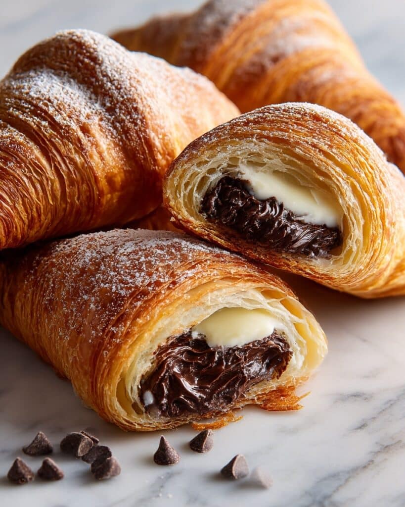Brownie Batter Croissants Recipe