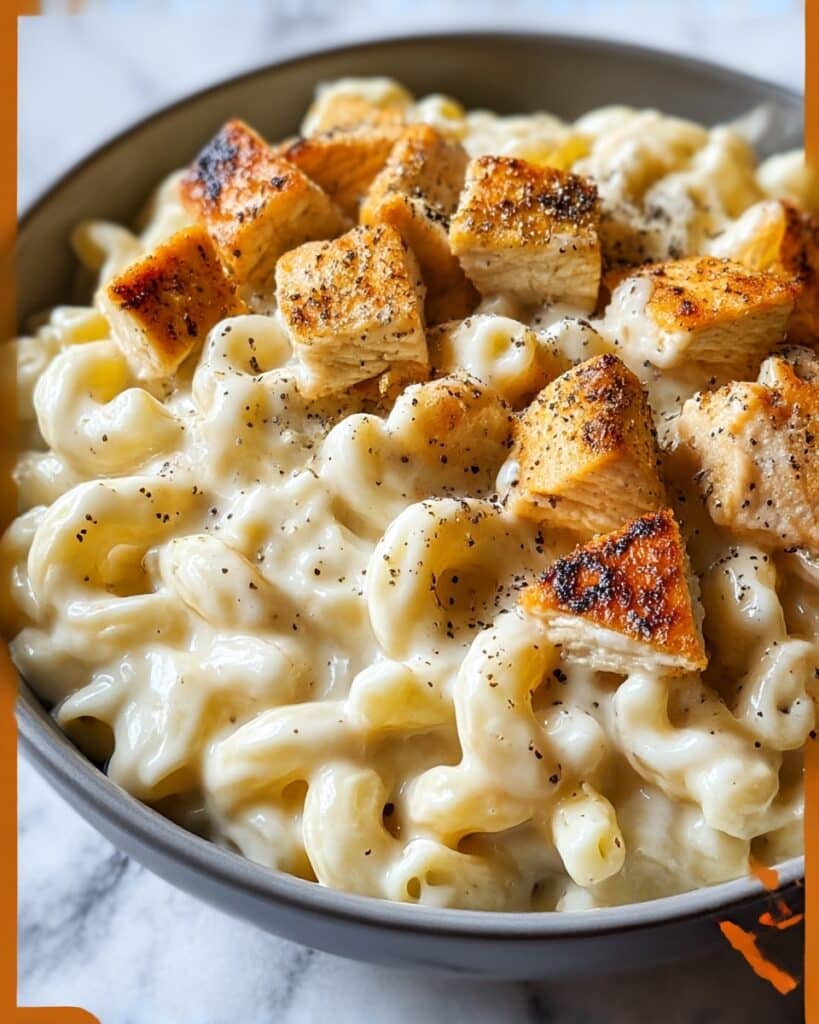 Creamy Honey Pepper Chicken Mac and Cheese Recipe