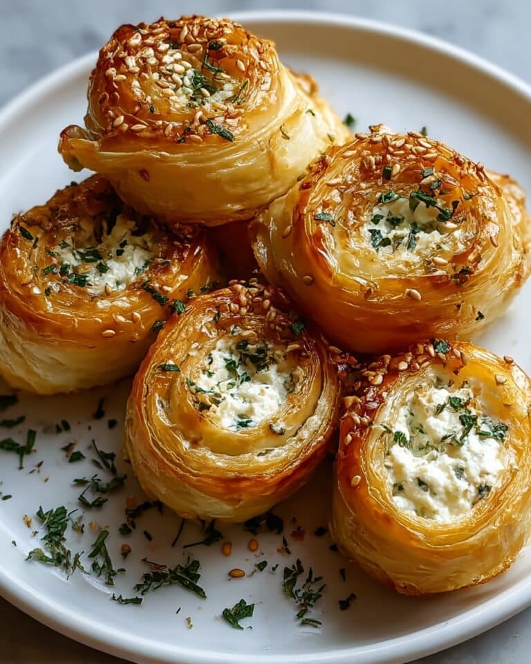 Indulgent Oven Fried Feta Rolls with Chili Honey Recipe