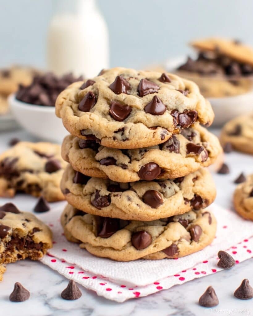 Bakery Style Chocolate Chip Cookies Recipe