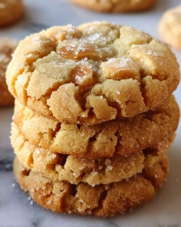 Crinkly Crackly Butter Toffee Sugar Cookies Recipe