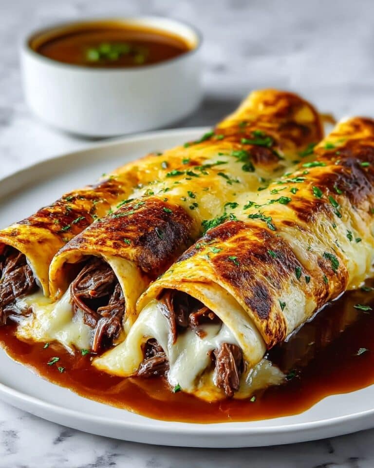 French Dip Tortilla Roll Ups Recipe