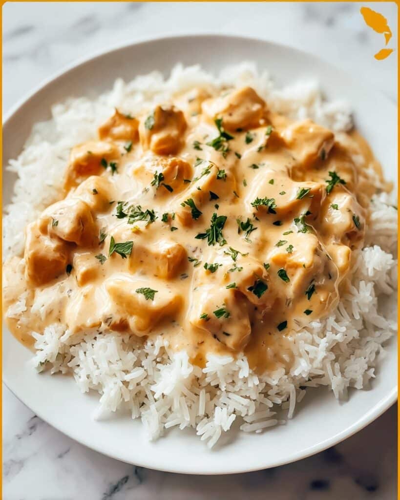 Creamy Smothered Chicken and Rice Recipe