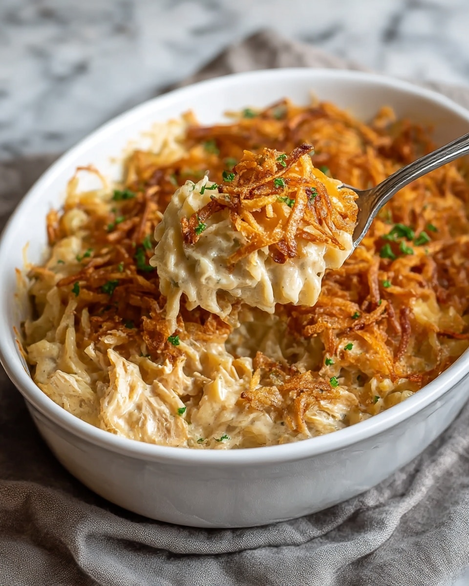 French Onion Orzo Bake Recipe