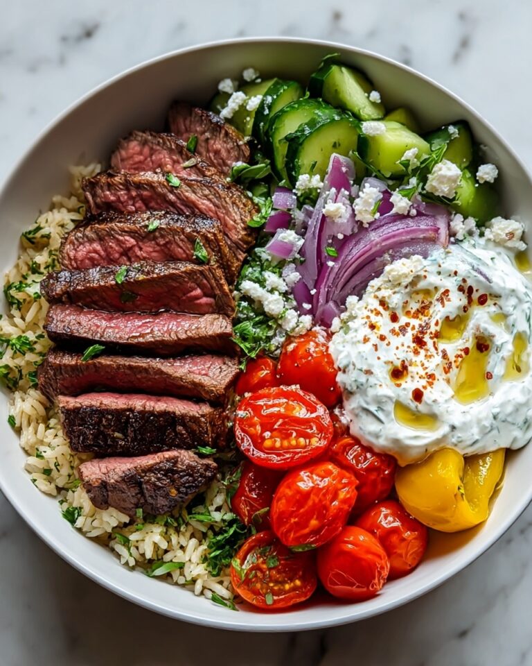 Mediterranean Steak Bowl Recipe