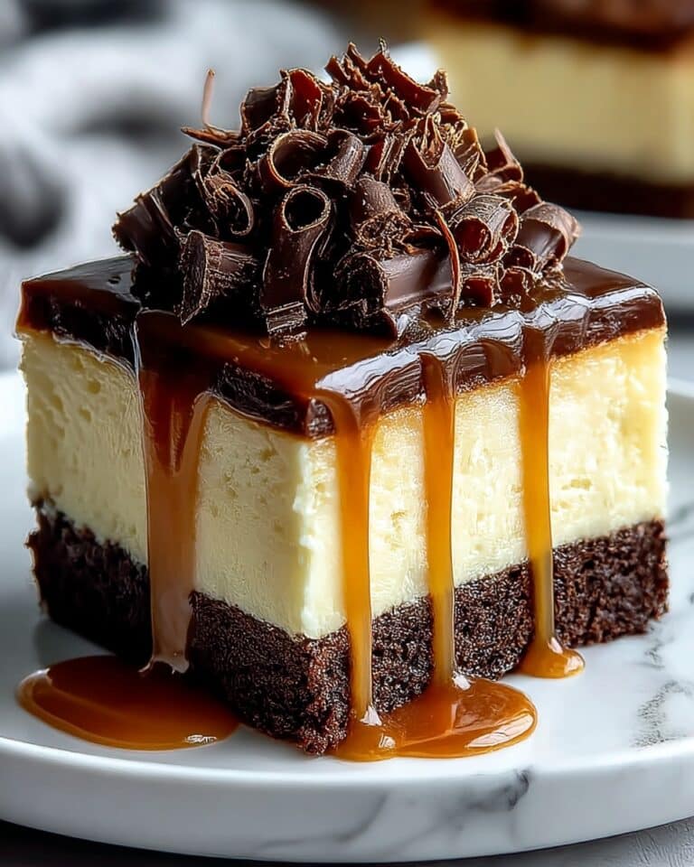 Irresistible Caramel Brownie Cheesecake You’ll Crave Forever Recipe