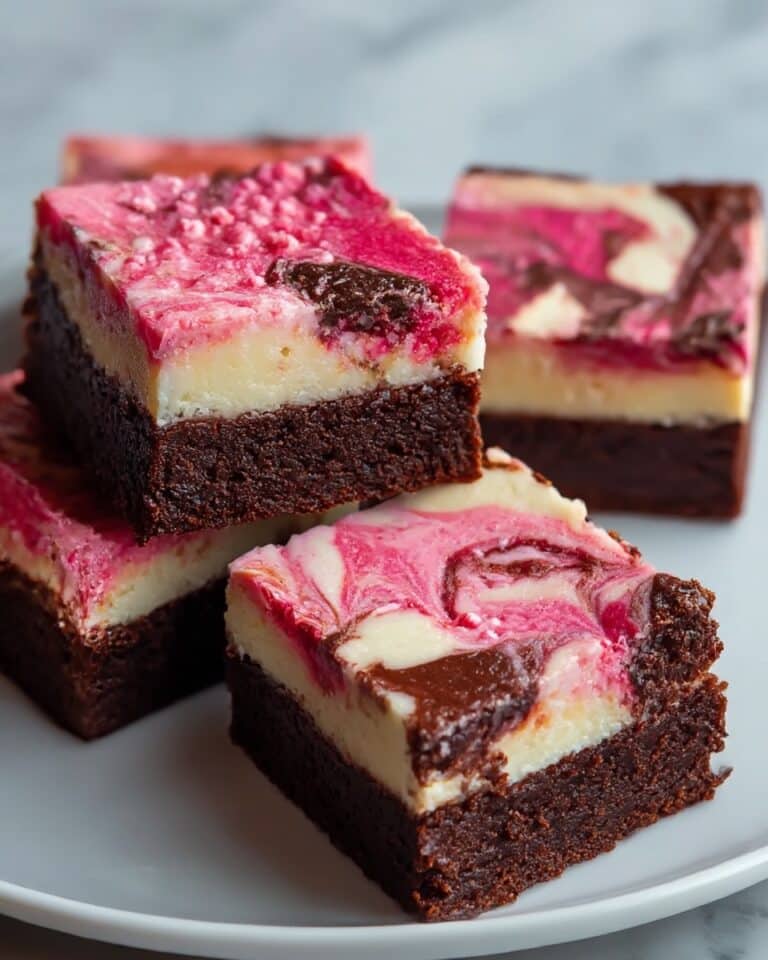 Valentine’s Day Cheesecake Brownies Recipe