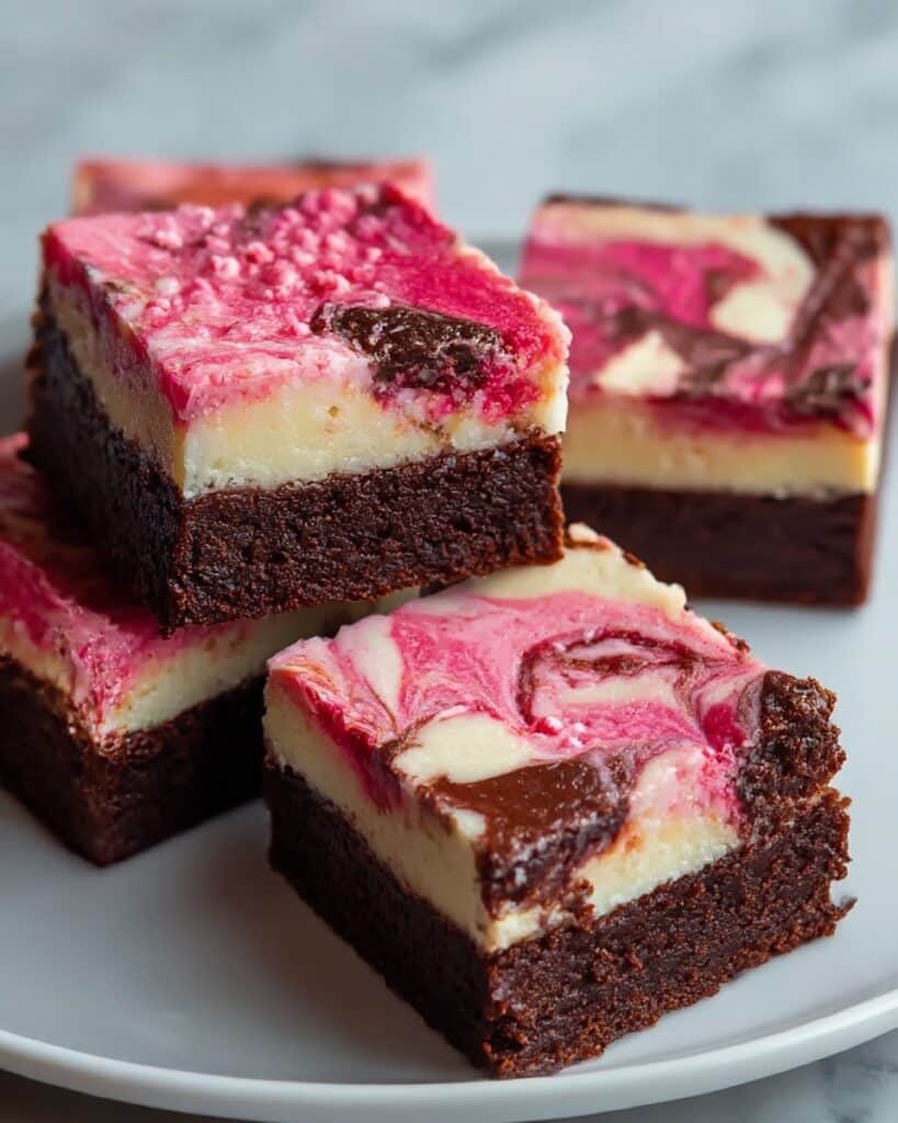 Valentine’s Day Cheesecake Brownies Recipe