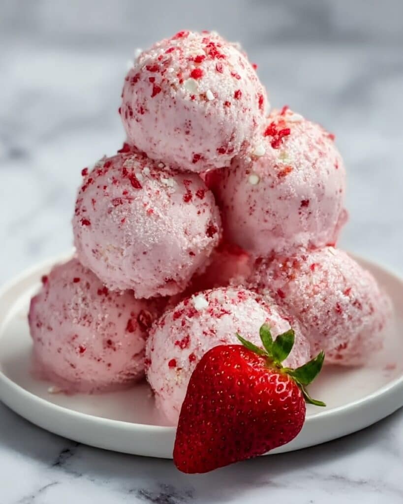 Strawberry Cheesecake Protein Balls Recipe