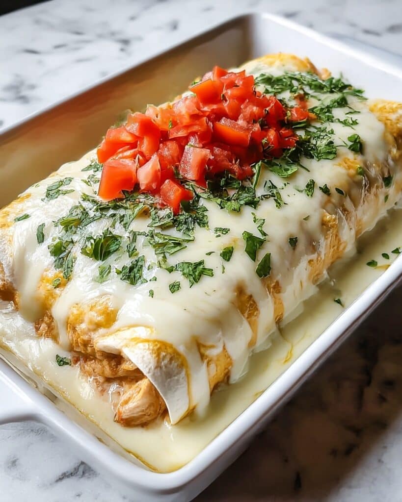 Creamy Queso Chicken Enchiladas for Effortless Family Dinners Recipe