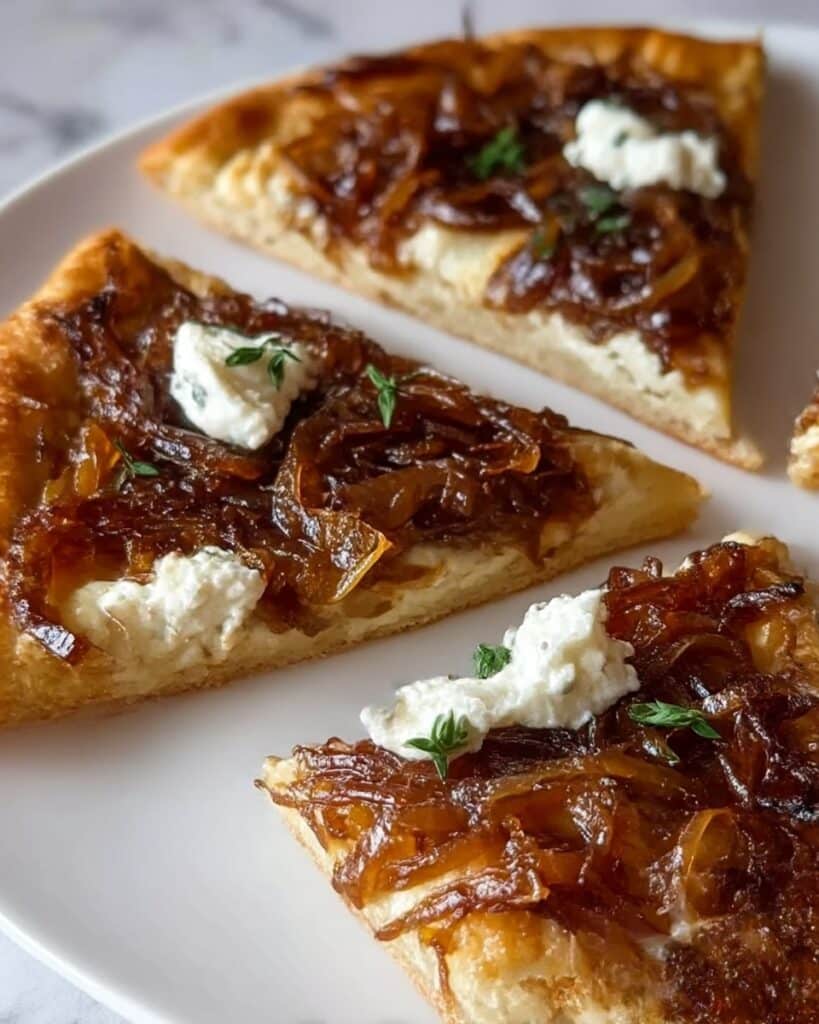 Caramelized Onion and Goat Cheese Tarts Recipe