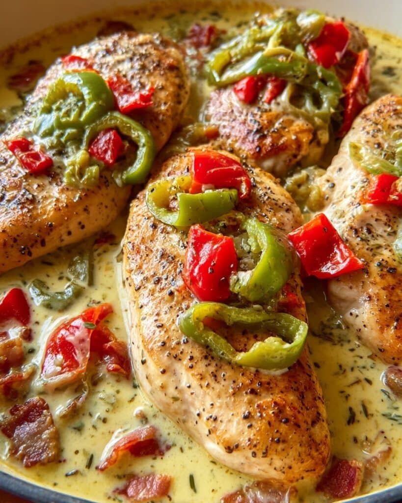 Pepperoncini Chicken Skillet Recipe