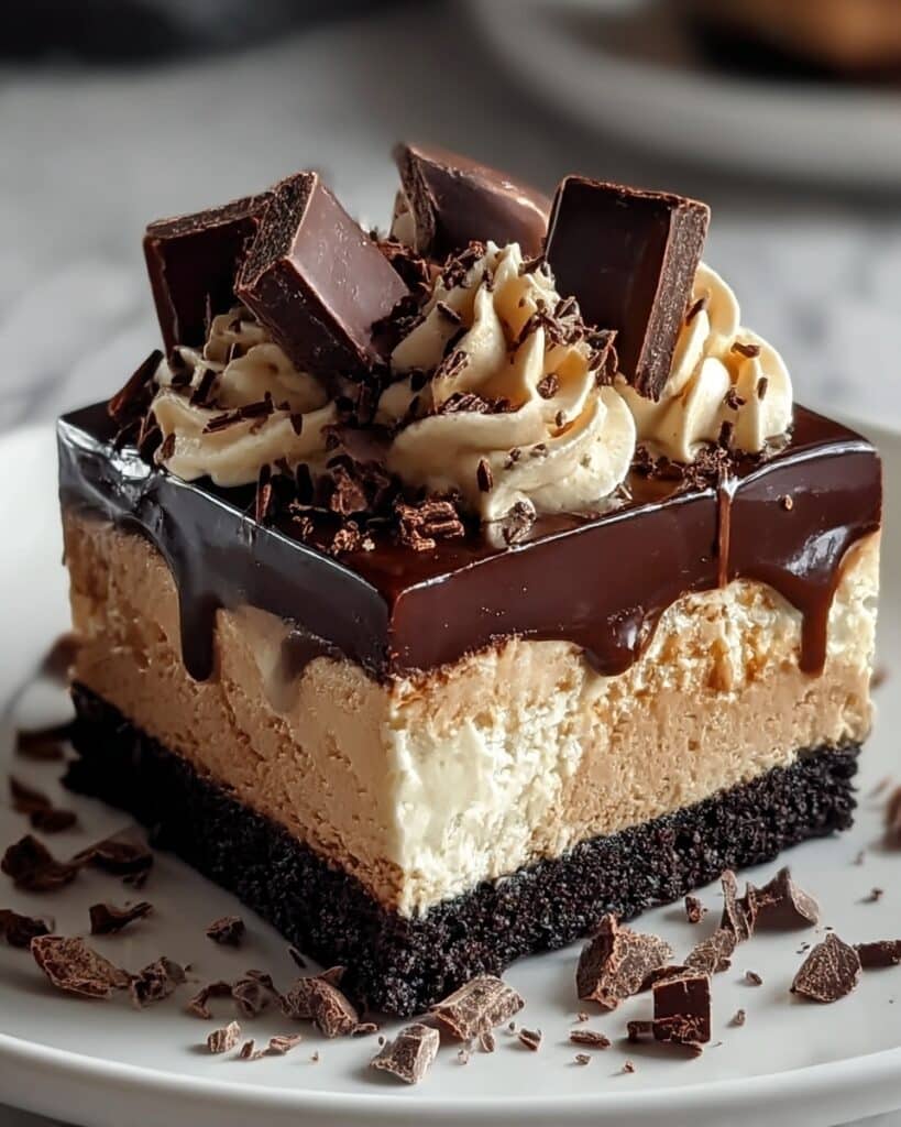 Triple Chocolate Cheesecake Decadent Layered Dessert Recipe