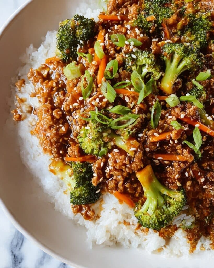 Teriyaki Turkey Rice Bowl Recipe