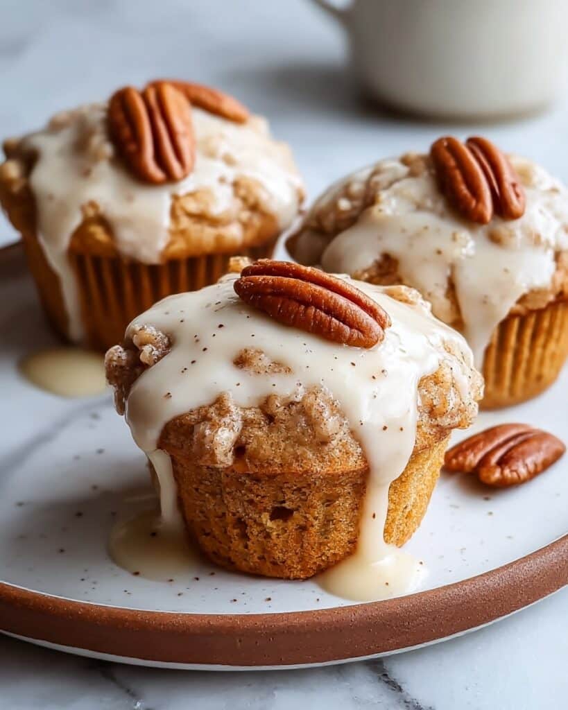 Cinnamon Roll Protein Muffins Recipe
