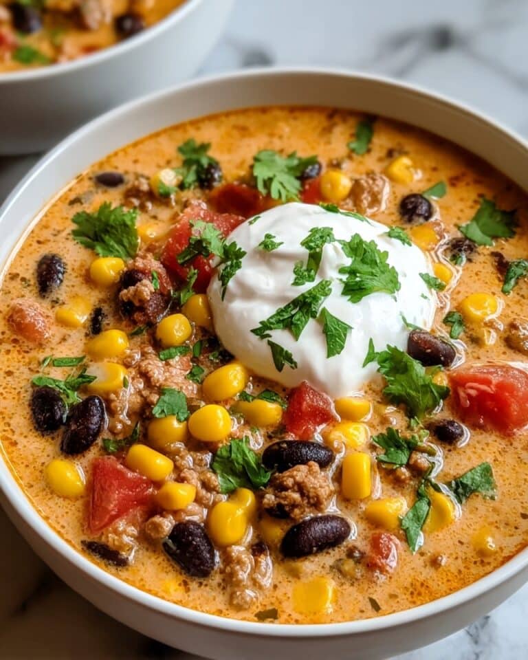 Irresistibly Creamy High-Protein Taco Soup for Cozy Dinners Recipe