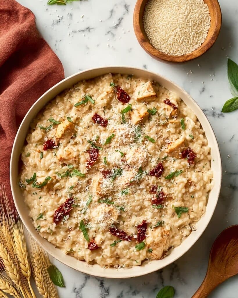 Parmesan Marry Me Chicken Rice Recipe