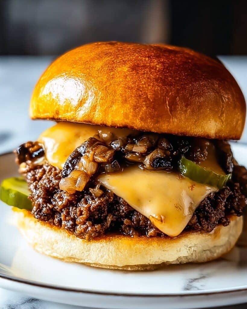 Gordon Ramsay Philly Cheesesteak Sloppy Joes (Ava-Style) Recipe