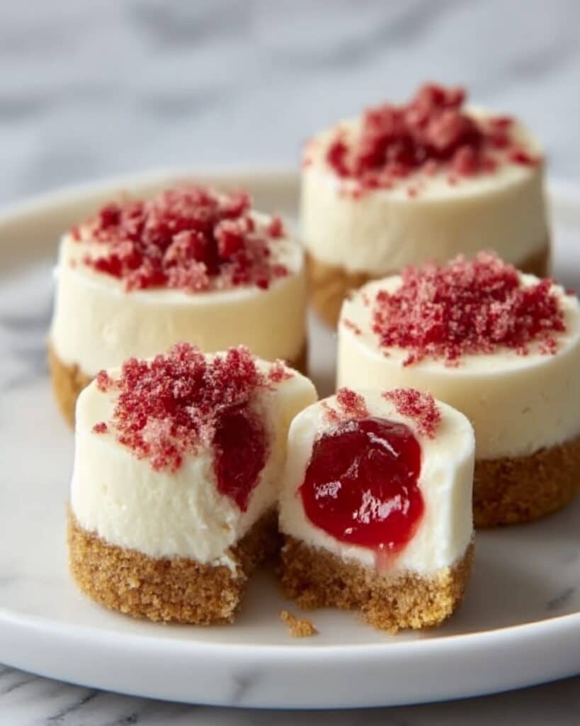 Strawberry Crunch Cheesecake Bites Recipe
