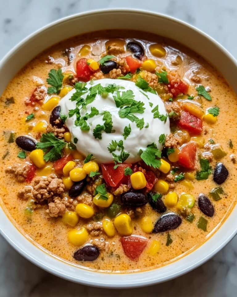 Irresistibly Creamy High-Protein Taco Soup for Cozy Dinners Recipe