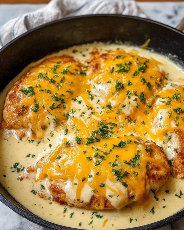 Smothered Cheesy Sour Cream Chicken Recipe