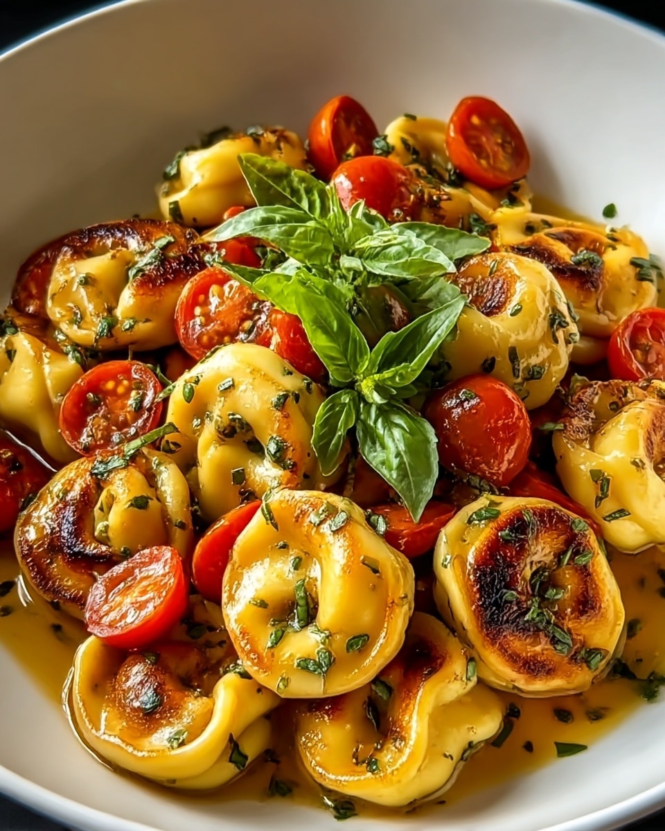 Indulgent Cowboy Butter Garlic Chicken Tortellini Delight Recipe - Recipe Image