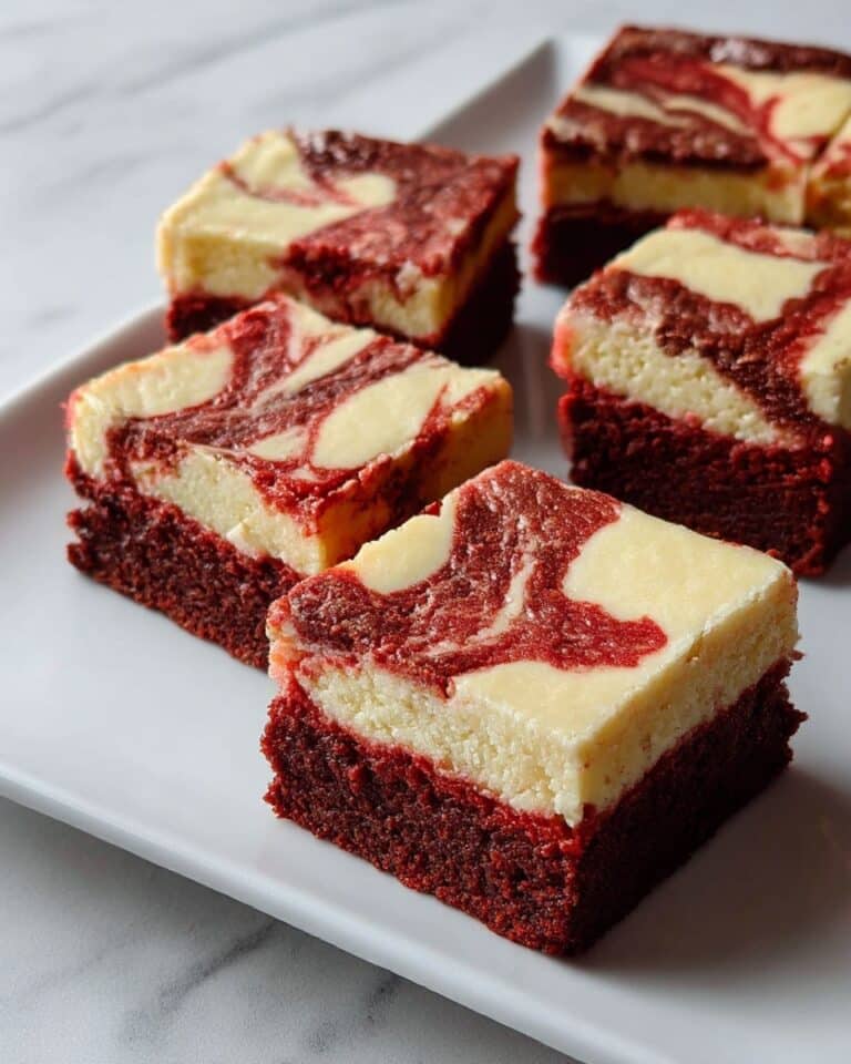 Amazing Red Velvet Cheesecake Brownies in 8 Steps Recipe