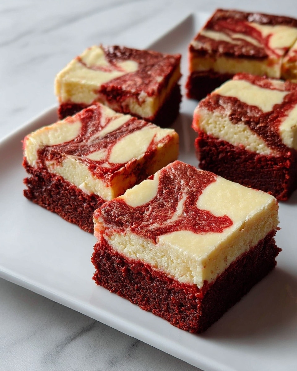 Amazing Red Velvet Cheesecake Brownies in 8 Steps Recipe