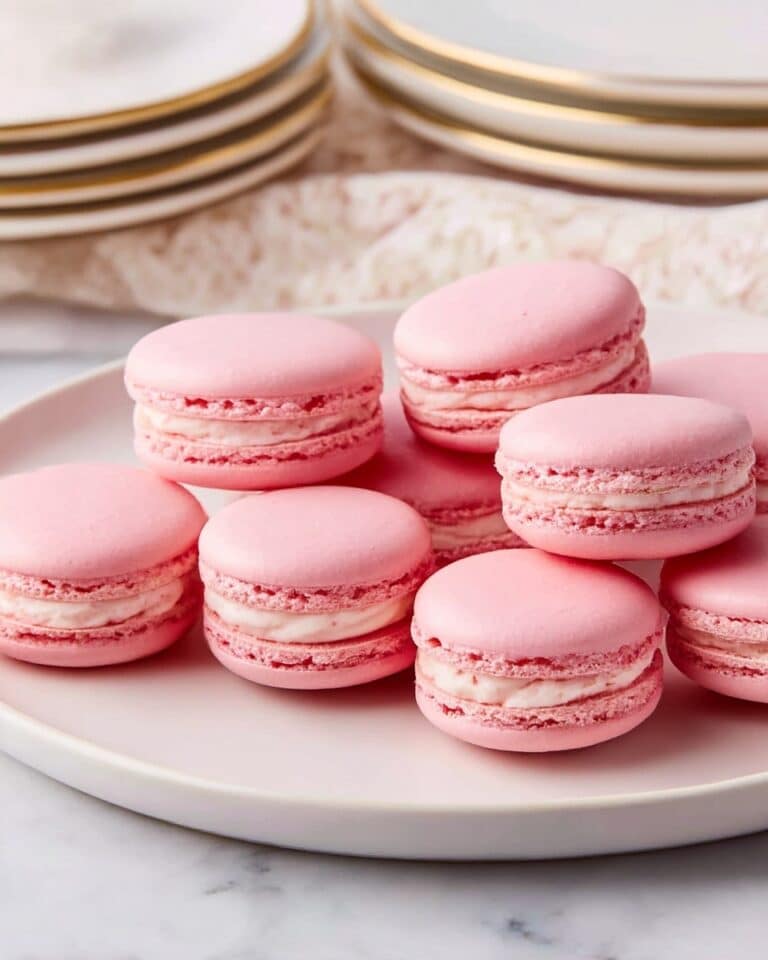 Classic French Macarons with Vanilla Buttercream Filling Recipe