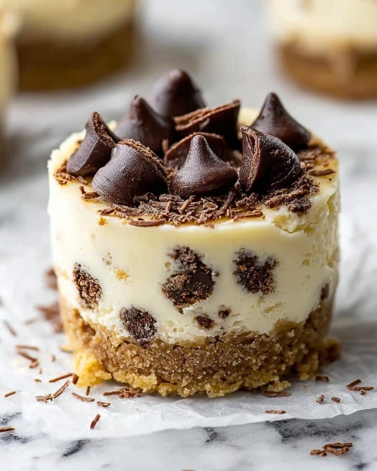 Chocolate Chip Cookie Cheesecakes Recipe