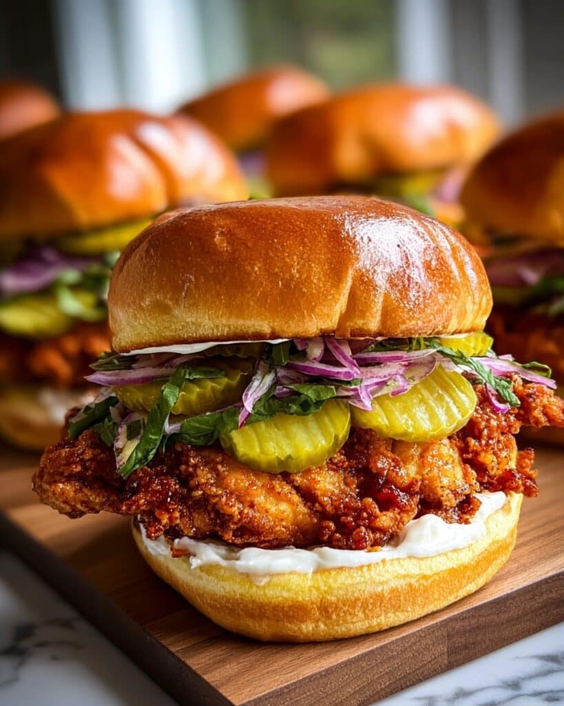 Nashville Hot Chicken Sandwiches Recipe