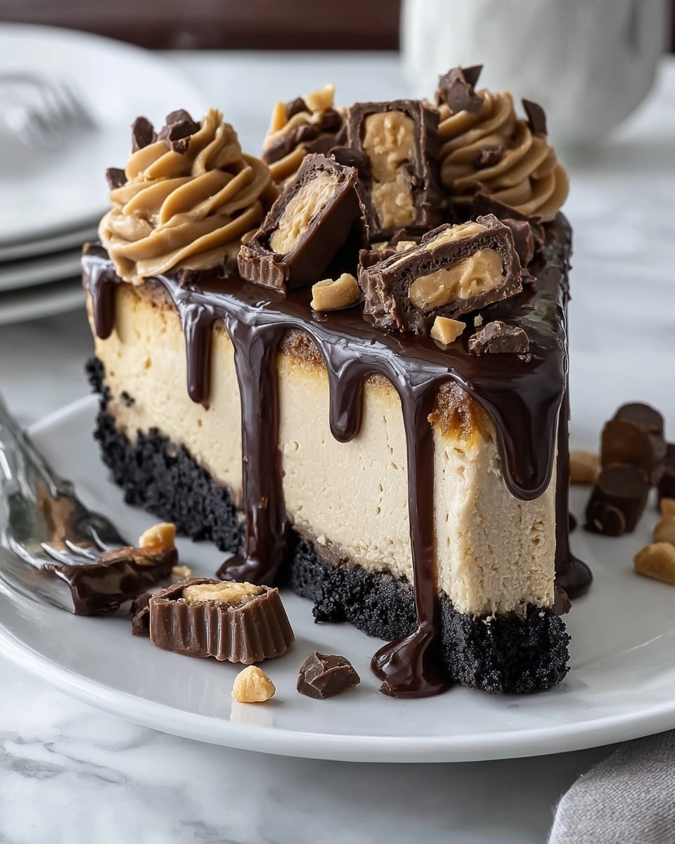 Chocolate Peanut Butter Cheesecake Recipe
